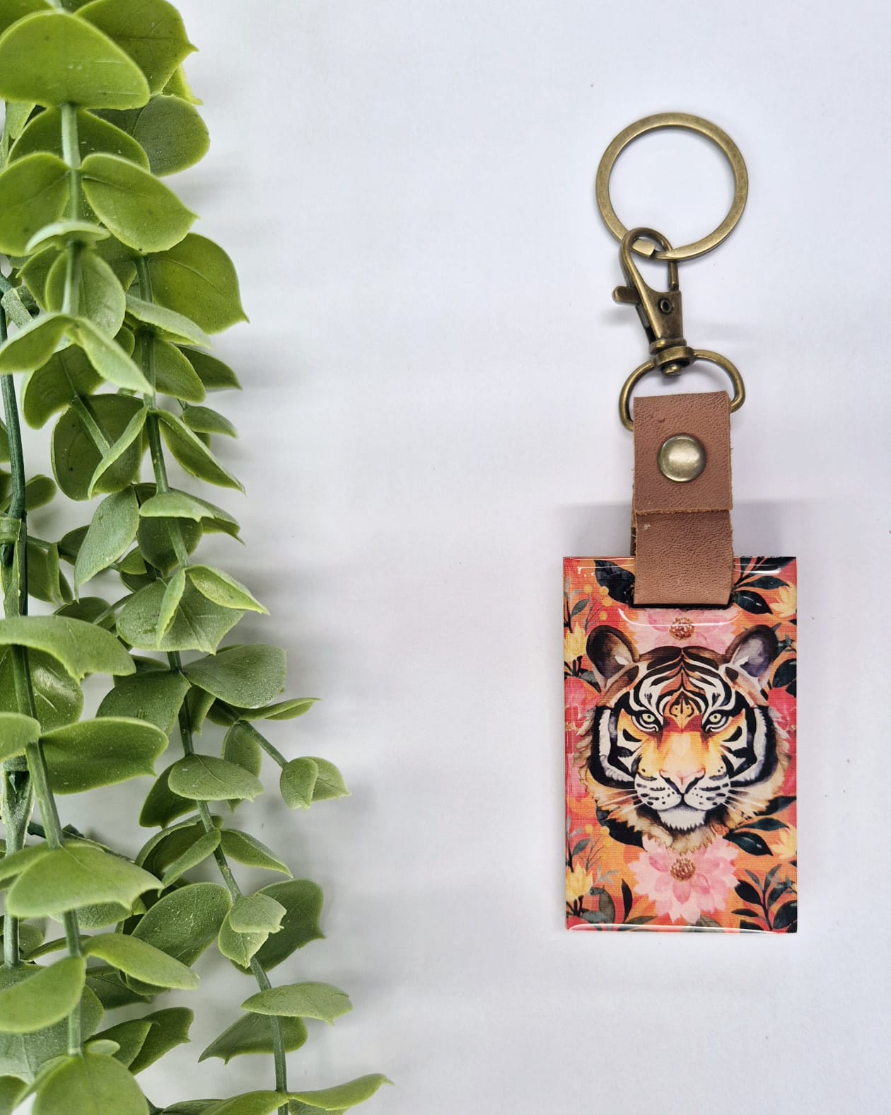 Meranti Wood Keychain