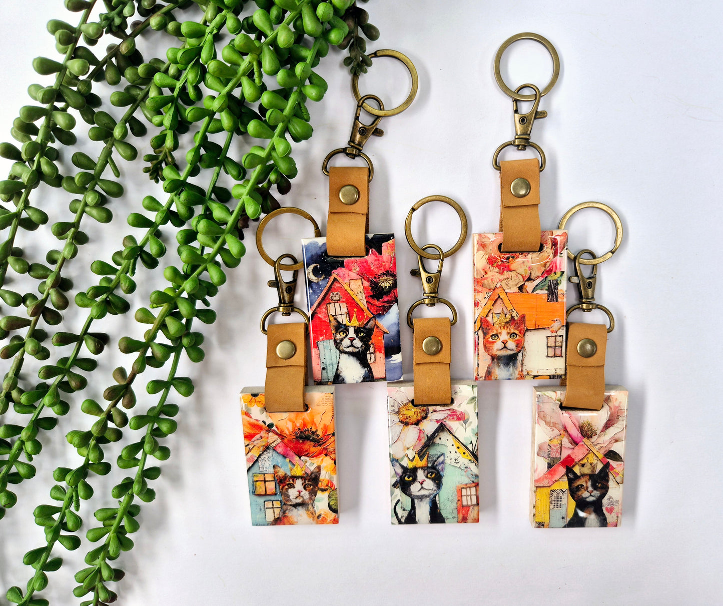 Meranti Wood Keychain