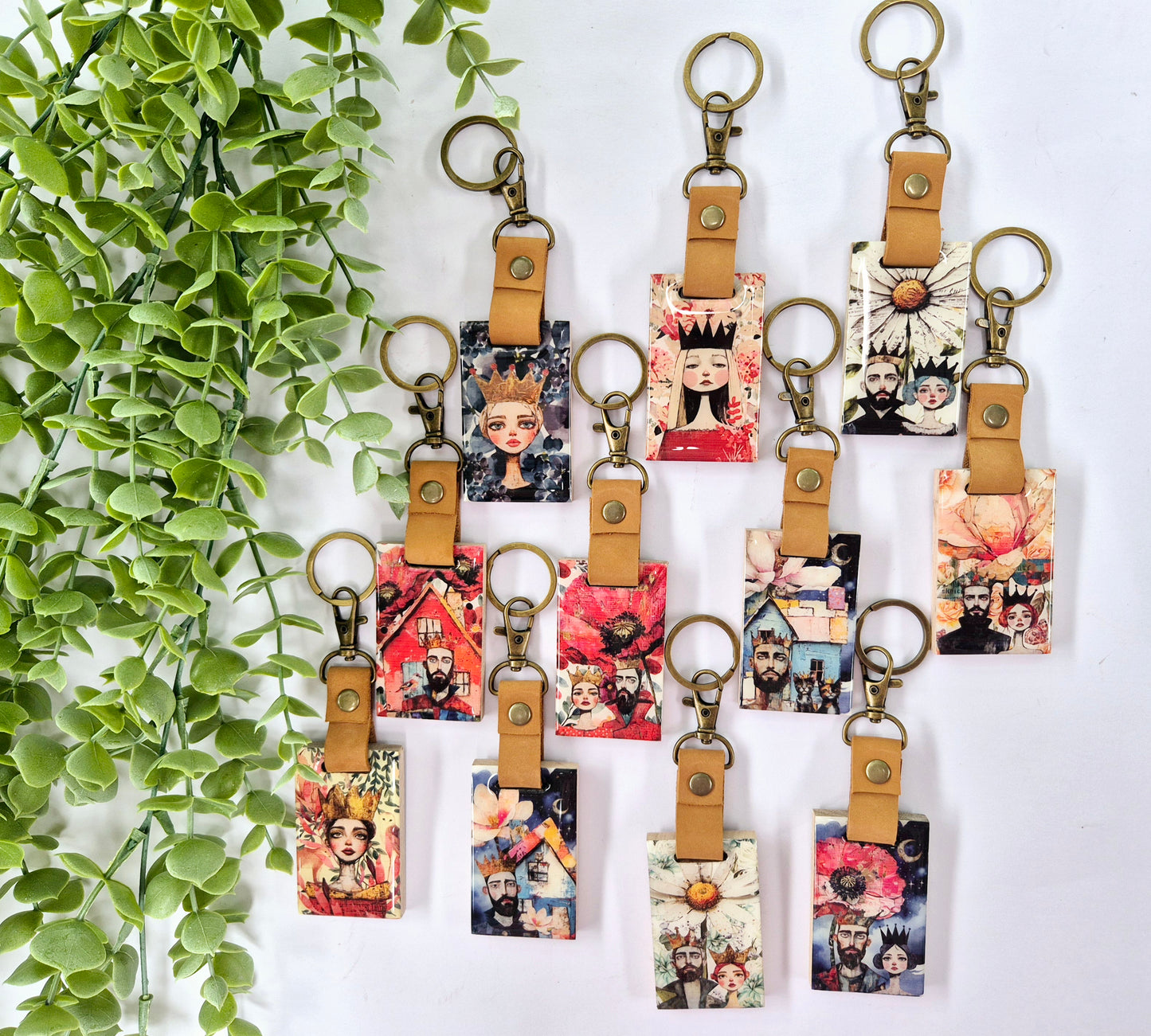Meranti Wood Keychain