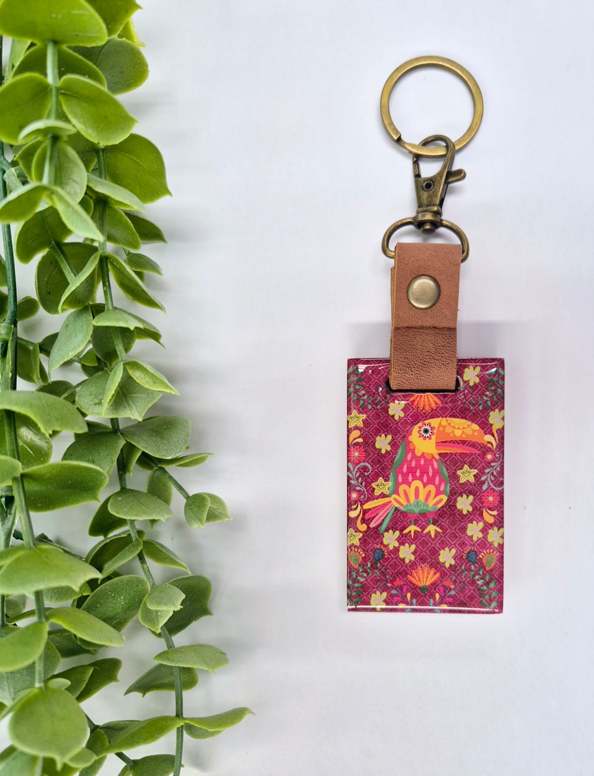 Meranti Wood Keychain